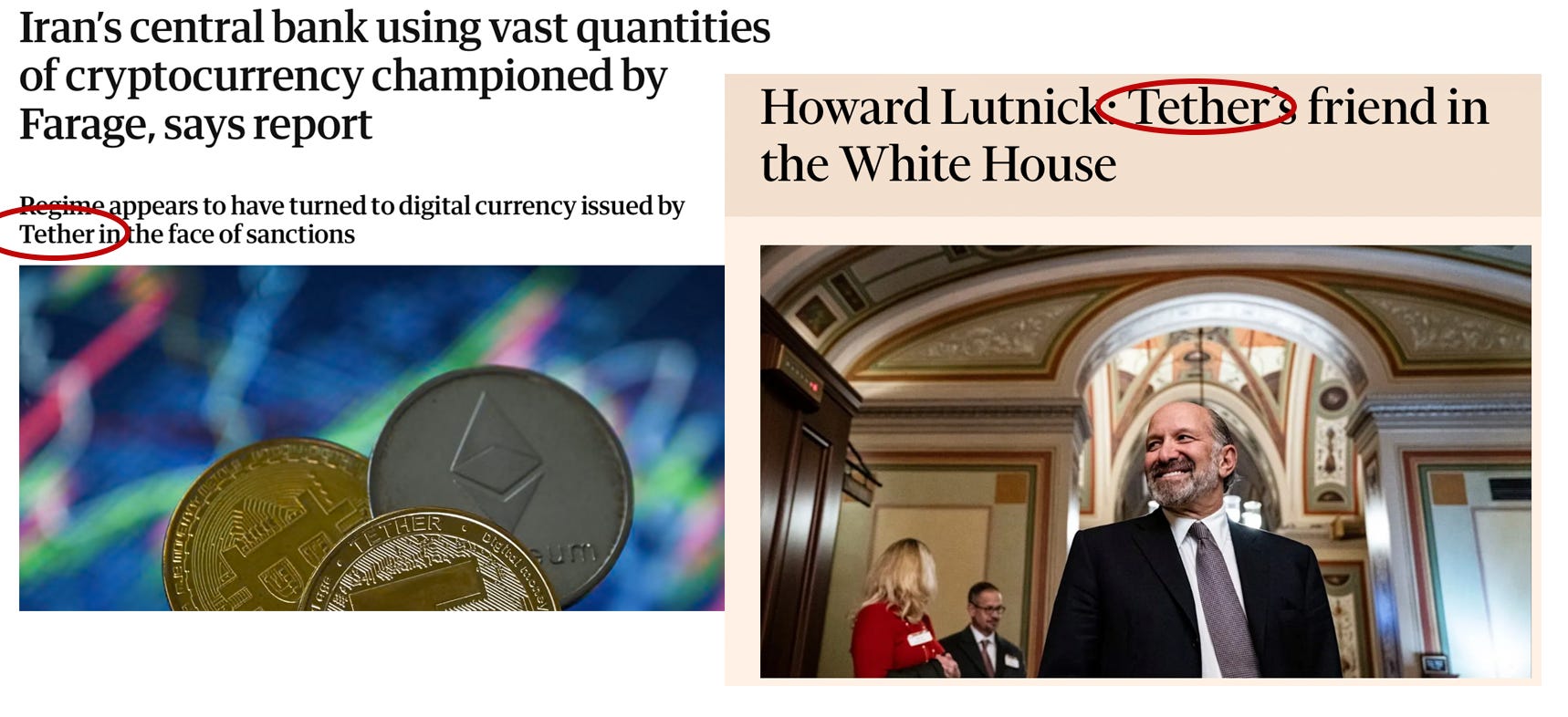 Image of Reporting on Trump Secretary of Commerce Howard Lutnick