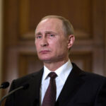 Portrait of Russian President Vladimir Putin